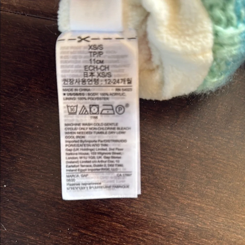 Baby Gap Baby Girls Colorful Baby Mittens!